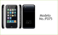 Teléfono Celular GSM estilo iPhone con Sistema de Posicionamiento Global